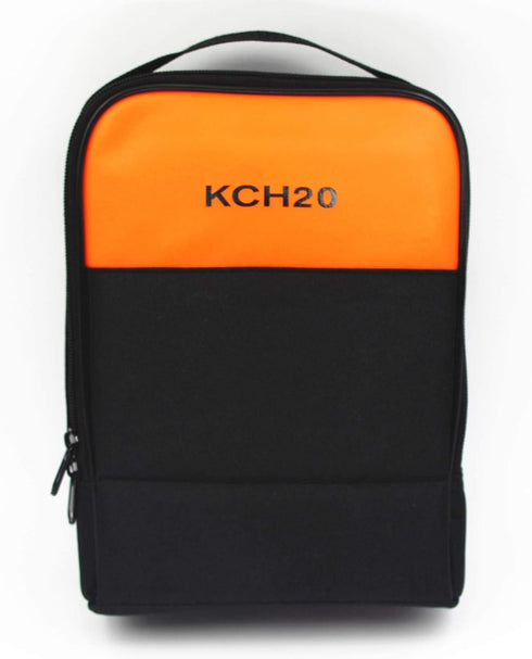 KCH20 Big Size Soft Carrying Case Use For Handheld Multimeter,Phase Indicator,Thermometer, Calibrator,Clamp meter,Network,Process Meter, Combo Kit by TestHelper