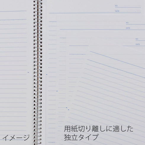 Maruman N236ES Ring Notebook, B5, 80 Pieces, Ruled, Basic, 0.26 inches (6.5 mm), Set of 5