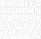 Qyeahkj 150 PCS Large 7" Font Bulletin Board Letters and Punctuation Cutouts, Pure White Border Decoration