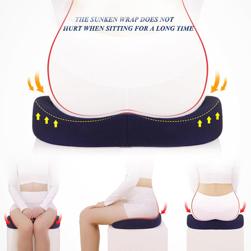 YBLANDRV Hemmoroid 42x33x8cm) Office Chair Seat Cushion, Orthopedic Seat Cushion for Office, Memory Foam Seat Cushions