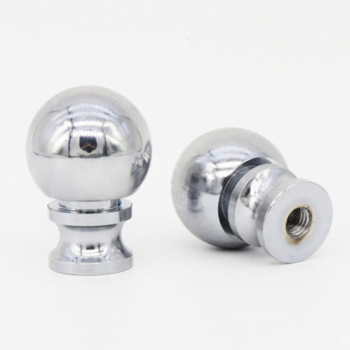 Simhoa 3 Pieces Lamp Finials Lamp Shade Toppers Nut Decoration,Aluminum Alloy,Oil Rubbed,DIY Ball Knob Screw Cap