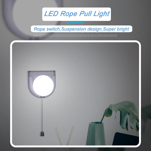 Shuwea 2 Pack Bulb, Closet Bulb, Battery Operated Light Stick-Up Battery Powered Wireless LED Light Self Adhesive Wall