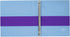 Avery Two-Tone Durable View 3 Ring Binder, 1 Inch Slant Rings, Violet/Soft Blue Binder (17131)