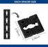 Switch and Receptacle Spacer, 100pcs Electrical Outlet Spacers for Loose Outlet Electric Switch
