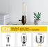 4W Bulbs,E26 T10 Bulbs 40Watt Bulbs,2700K Bulbs Sconces,Dimmable,400Lumens,4.96 inches,4Pcs Tubular Light LED