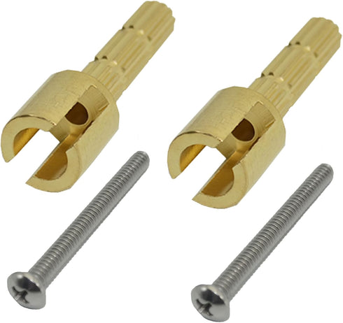 2 Pcs 970-0770 Stem Adapter with Screw for Faucet, Plumbing Equipment Replacement, Brass