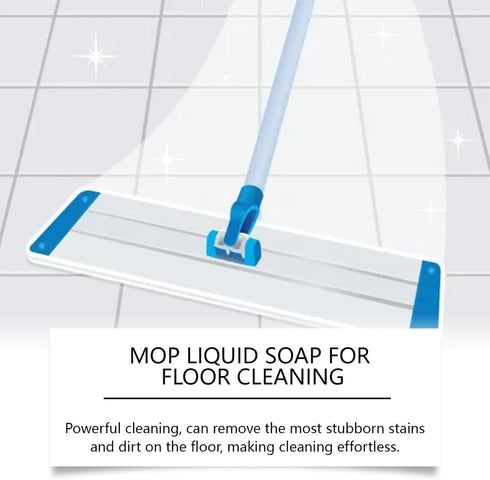 Generic 120ml (1pack) Cleaning Mop Soap Protects & Restores Floor Cleaner, Fresh Scent, Safe No Water Marks