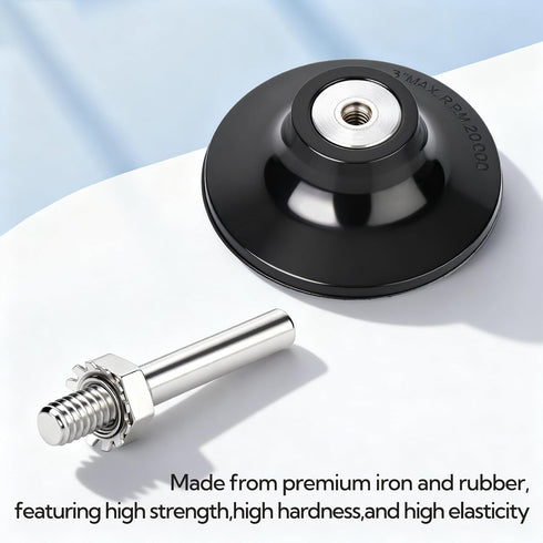 GAGIRA 4PCS 3" Disc Pad Holder, Quick Change Disc Pad Holder, Angle Grinder Pads for Polishing, Sanding Tools