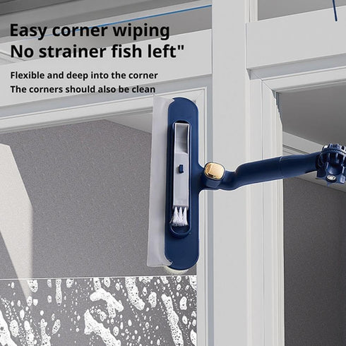 Generic 163 cm Window Cleaning Equipment, Long Handle Professional Shower Glass Washing Brush, Extendable Professional