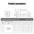 304 Stainless Steel Ball Locking Pin, Quick Release Pin 0.39 Inch Diameter, Usable Length 1.61" (10mm x 41mm) with Push