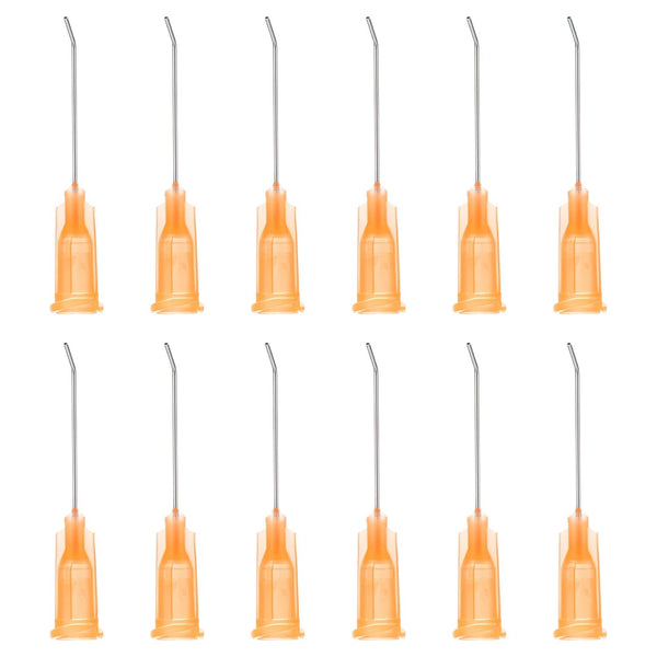 PATIKIL 12 Pcs 23G Blunt Tip Dispensing Needles for Liquid Ink Adhesive Glue with Lure Lock