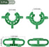 YOKIVE 5 Pcs Joint Clip, Lab Plastic Clips | Fixing Glass Instruments, Great for 10/18mm and 10/30mm Glass Taper Joint Laboratory Connector (Green)