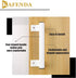 205mm Aluminum Alloy Sliding Door Handle, Modern and Fashionable Metal Handle for Balcony Bathroom Glass Door, Black,