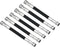 PATIKIL Pencil Extenders, 6 Pack Metal Dual Head Adjustable Pencil Holder for Artists Drawing Shading, Black