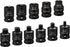CASOMAN 3/8-inch Drive Pipe Plug Socekt Set, SAE, CR-MO, Tapered Male Square