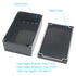 Zulkit Waterproof Plastic Project Box ABS IP65 Electrical Junction Box Enclosure Black 7.9 x 4.7 x 2.95 inch (200 x 120