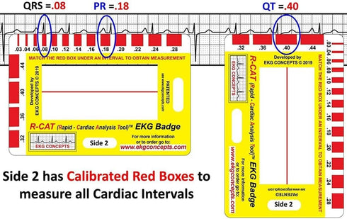 R-CAT EKG Identification Badge