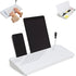 Garood Desktop Whiteboard with Storage, 15.8 x 7 x 2 inches, Glass Desktop Dry Erase Board, Phone Tablet Holder
