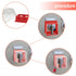 2 Pcs Emergency Stop Button Cover, Transparent Plastic Push Button Switch Lockout Protection Cover