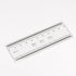 10cm Film Flexible Ruler, 0.1mm Scale with R Angle PET Plastic Folding Calibration Measuring Tool, Transparent