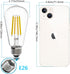 E ENERGETIC LIGHTING ST58/ST18, LED Filament Light Bulbs, 3CCT, 2700K/4000K/5000K,High Brightness, 7W, 60 W Equivalent,Classic Clear Glass, E26, 4 Pack by E ENERGETIC LIGHTING