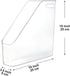 Youngever 3 Pack File Folder Bin Storage, Plastic Organizer with Handle for Easy Carrying