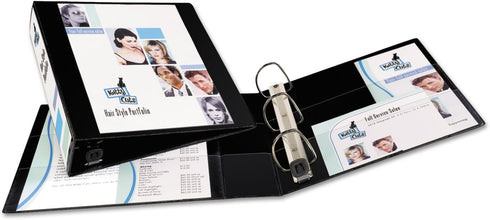 Avery EZD Nonstick View Binder, 2-Inch Capacity, 11-Inch x 8-1/2-Inch, Black Color (79692)