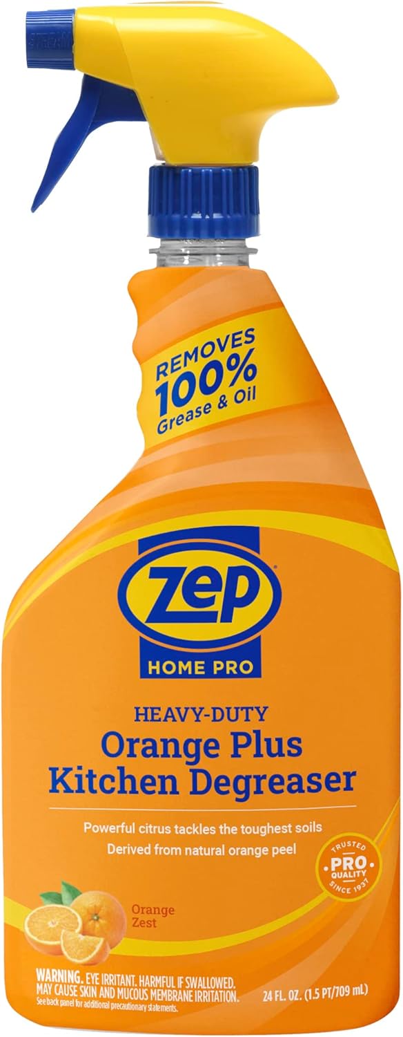 24 Oz. R49506 (6) Zep Home Pro Orange Plus Kitchen Degreaser - Fl. - - Pro Trusted Cleaning Power: Now in Refreshing
