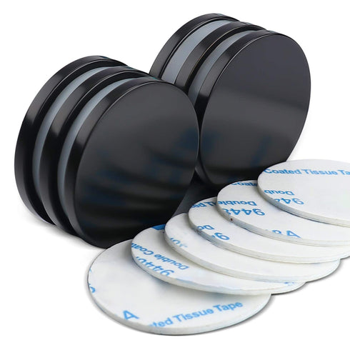 LOVIMAG Super Strong Neodymium Disc Magnets, 1.26 inch x 1/8 inch, Pack of 6, Epoxy Coated