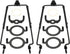 PATIKIL 8 9 10 11 Inch Lamp Harp Kit with Finial, 2