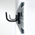 Wall Control Slotted Pegboard U-Hook, 4" Peg Hook Reach, 2-Hook Pack (Black)