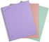 Mintra Office Durable Spiral Notebooks, 1 Subject, Wide Ruled 3pk (Salmon, Sage Green, Lavender) - 100 Sheets, Poly