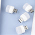 (6-Pack) Mini USB LED Night Light, Compact Portable Design, Bedroom Sleep LED, Energy-Saving Lamp, Table Lamp