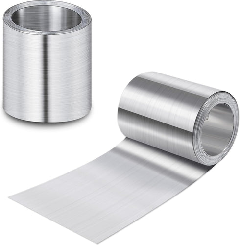 4'' x 20' Aluminum Flashing Roll - 0.2mm Thickness Roof Flashing, Metal Roof Panels for Sealing Windows, Doors, Shed