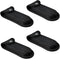 Pocket Holder Nylon Folding Knife Sheath Holster with Belt Loop, 4pcs Black