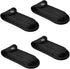 Pocket Holder Nylon Folding Knife Sheath Holster with Belt Loop, 4pcs Black