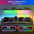 WS2812B 16.4FT/5M 30Pixel/M 150LEDs DC5V SMD5050 Programmable IP30 SEZO LED Strip Light Individual Addressable LED