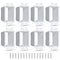 8pcs BE1-8 (1 Gang) Electrical Outlet Box Extender, Heavy Duty Power Single Gang Box Extender with 16pcs Screws