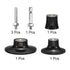 3 Pack 1" 2" 3" 1/4" HARFINGTON Disc Pad Holder Quick Change Discs Shank Holder Mandrel for Die Grinder Sanding