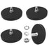 65lbs Rubber Coated Super Strong Rare Earth Magnets,Anti-Scratch Strong Mounting Magnets,Magnet Base