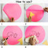 Daily Treasures 14pcs Reusable Dry Erase Circles, Colorful Vinyl Dots 12 Colors Removable Wall Decal with Plastic