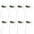 8pcs Flower Test Vases with Picks Tubes, Decorative Wall Planter Test Vases for Flowers