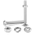 M8 x 70mm Flanged Button Head Socket Cap Screws, 20Pcs 18-8 Stainless Steel, Bright Finish with Hex Spanner