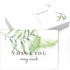 TENTADO Thank You Postcards, Blank with Mailing Side, thank you cards for Wedding,