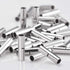 40 Pcs Non Insulated Butt Connectors Kit, AWG 4 6 8 Gauge Uninsulated Electrical Wire Crimp Ferrule Terminals