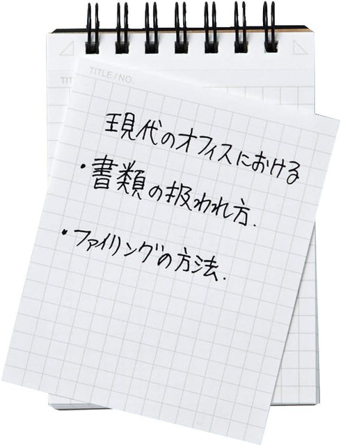 Maruman MNEMOSYNE Notebook, 4.13 x 2.99 Inches (Modified A7), 70 Sheets, 5mm-squared (N184A)
