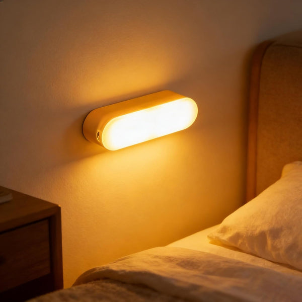 Generic USB Rechargeable Wall Mounted Light, Battery Powered Operated Wall Strip Lights, Rechargeable