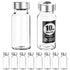 Sterile Empty Vials with Silver Aluminum Cap and Butyl Rubber Stopper, 10pcs (10ml) Sterile Package