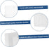 1pc Garneck Acrylic Storage Box Wipe Holder for Bathroom Tissue Box Punch Tissue Holder Hand Towel Storage Wall
