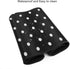 Polka Dot Black & White Gaming Mouse Pad Mat - Extended Large XXL (31.5 x 11.8 in), Non-Slip Rubber Base